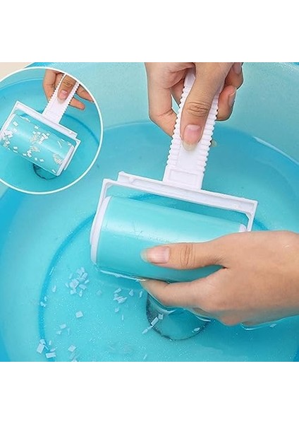 Yeni Nesil Yıkanabilir Pratik Tüy ve Toz Toplama Rulosu Aparatı Kedi Köpek Evcil Hayvan Kıl Tüy Toplayıcı Rulo Aparat fiyatları