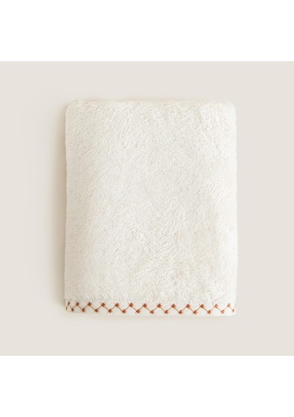 Albas Yüz Havlusu 50X90 cm Ekru