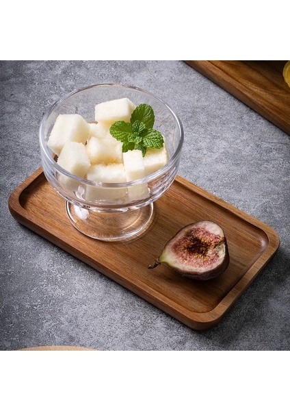 Akasya Ağacından Sunum Tabağı, Akasya Meze Tabağı, Akasya Peynir Sunum Tabağı, Akasya Salata Tabağı (25CM*14CM*1.5CM)