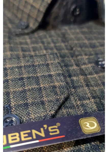 Cozyfall 23050 Erkek Cepli Ekose Gömlek