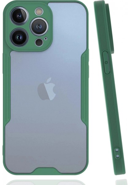 iPhone 14 Pro Kılıf Platin Silikon - Yeşil