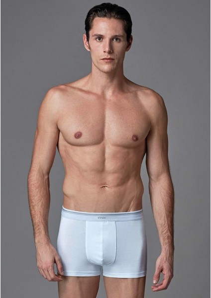 Erkek Tekli Micro Modal Likralı Kemerli Boxer