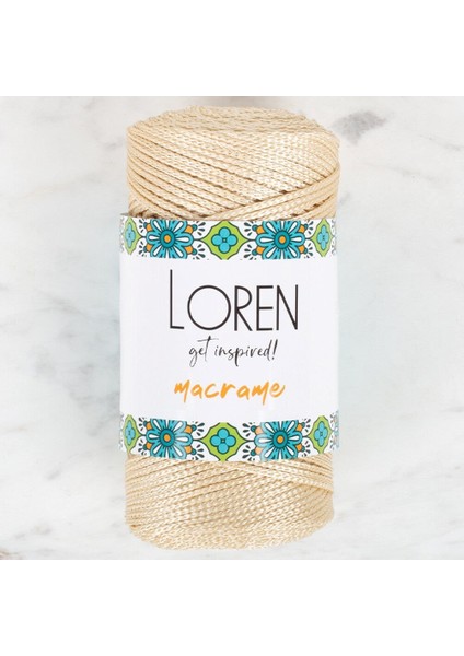 Loren Macrame Bej El Örgü Ipi - Rm 036 - 34326