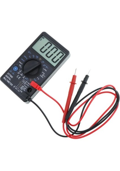 DT700D Geniş Ekran Ac Dc Dijital Akım Voltaj Amper Ölçüm Dyot Test Aleti Multimetre- Voltmetre modelleri
