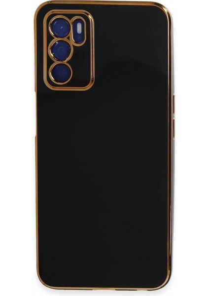 Ieg Oppo A16 Kılıf Volet Silikon - Siyah