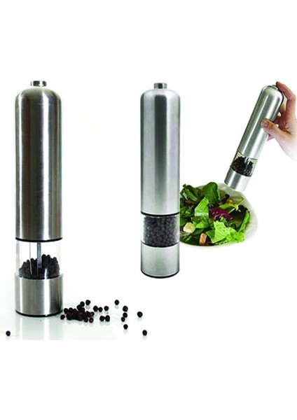 Büro Ev Ofis Mutfağı Için Otomatik Pilli Baharat Öğütme Değirmeni