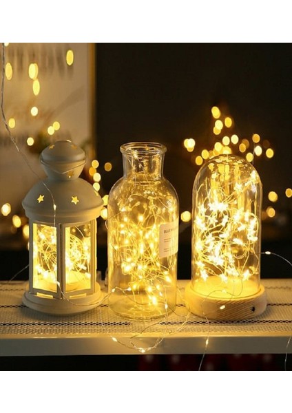 Ev Balkon ve Parti Için 3 Metre Pilli Gün Işığı Peri LED Yılbaşı Süsü Işık fiyatları