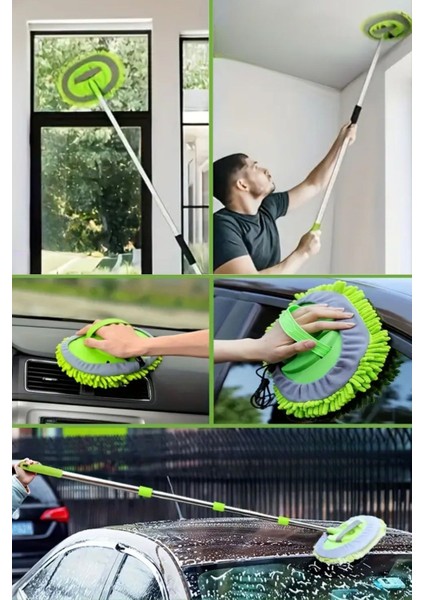 Buffer® Yedek Mikrofiber Bezli Oto Yıkama Mop Seti