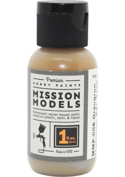 Models MMP-008 Gri Yeşil Gri Yeşil Akrilik 30 ml (1 Oz)