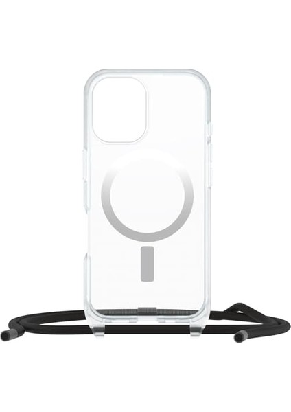 16 Uyumlu React Kolye Kılıfı, Ayarlanabilir ve Telefon Zinciri ile Ultra Kılıf, Askeri Standartlara Uygun, Şeffaf fiyatları