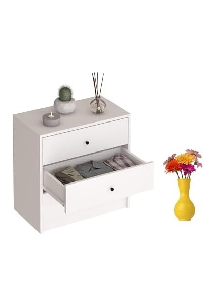 SFR103-BEYAZ 3 Çekmeceli Şifonyer Komodin fiyatları