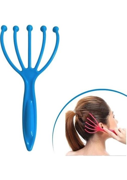 Buffer® Çok Fonksiyonlu 5 Uçlu Bilyeli Baş Boyun Bacak Kol Masaj Alet Rahatlatıcı Kafa Masaj Aparatı