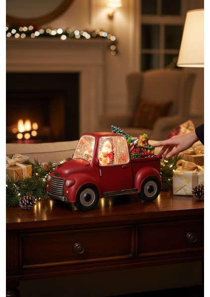 Yılbaşı Işıklı Kar Kamyonu – Müzikli & Kar Püskürtmeli modelleri