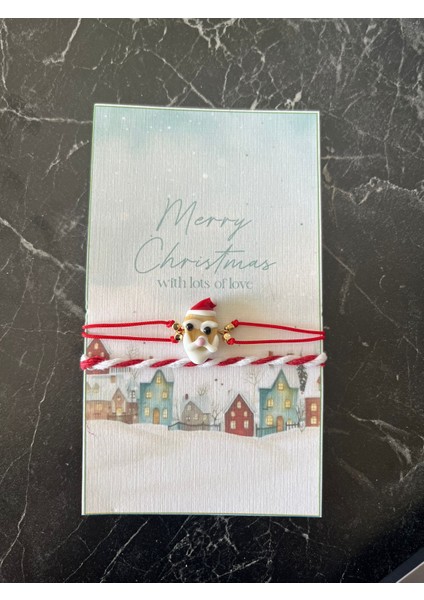 Noelbaba Figürlü Yılbaşı Bilekliği