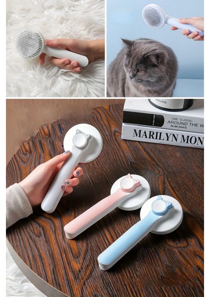 Buffer® Basmalı Kedi Köpek Tüy Toparlayıcı Masaj Etkili Pet Fırçası