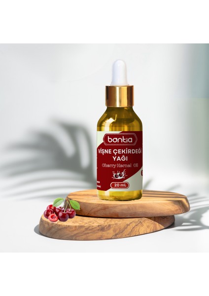 Premium Vişne Çekirdeği Yağı - %100 Saf Soğuk Sıkım Doğal Antioksidan Destekli Yaşlanma Karşıtı Cilt ve Saç Bakım Yağı fiyatları