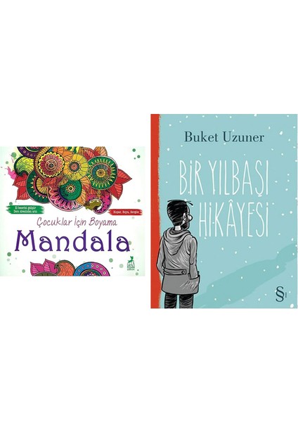 Çocuklar Için Boyama: Mandala: Kopar, Boya, Sergile + Bir Yılbaşı Hikayesi