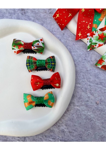 Yılbaşı Yeni Yıl Saçsız Bebek Tokası Seti