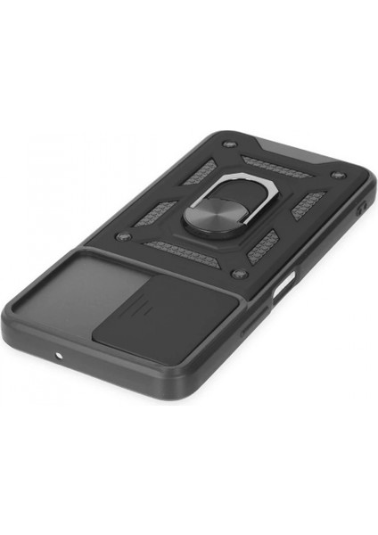 İEG Vivo Y16 Kılıf Pars Lens Yüzüklü Silikon - Siyah fırsatları