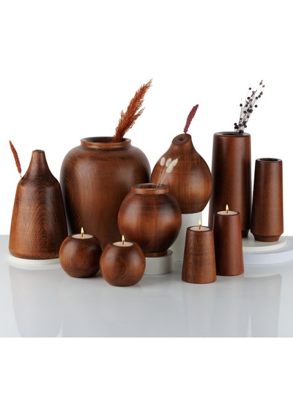 Lily Ahşap Vazo& Dekoratif Obje fırsatları