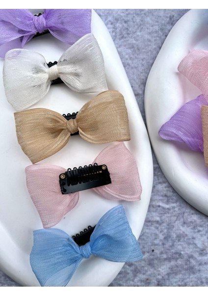 Tül Fiyonk Saçsız Bebek Tokası Seti 5 Adet Az Saçlı Bebek Tokası fiyatları