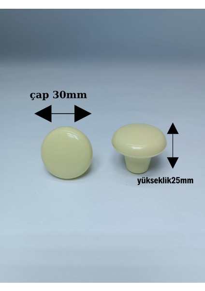 Zeymen Hırdavat Polimer Plastik Tek Çekmece Dolap Mutfak Komodin Tek Düğme Kulpları modelleri