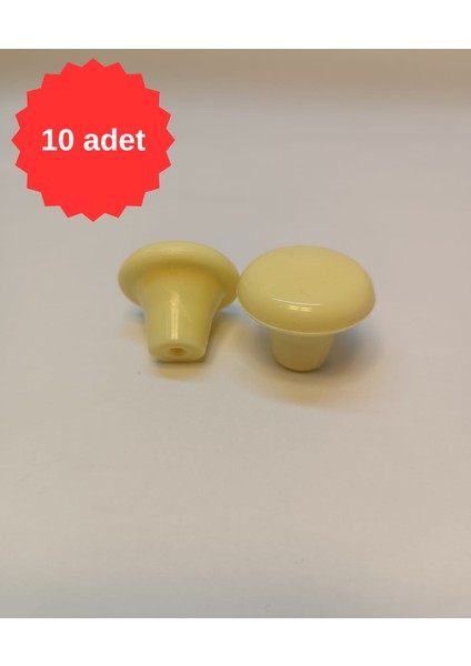 Zeymen Hırdavat Polimer Plastik Tek Çekmece Dolap Mutfak Komodin Tek Düğme Kulpları fırsatları