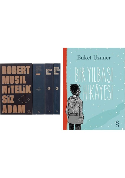 Niteliksiz Adam Seti-4 Kitap + Bir Yılbaşı Hikayesi