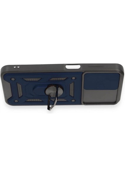 Ieg Samsung Galaxy M14 5g Kılıf Pars Lens Yüzüklü Silikon - Lacivert modelleri