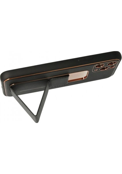 Ieg iPhone 11 Pro Kılıf Coco Deri Standlı Kapak - Siyah modelleri