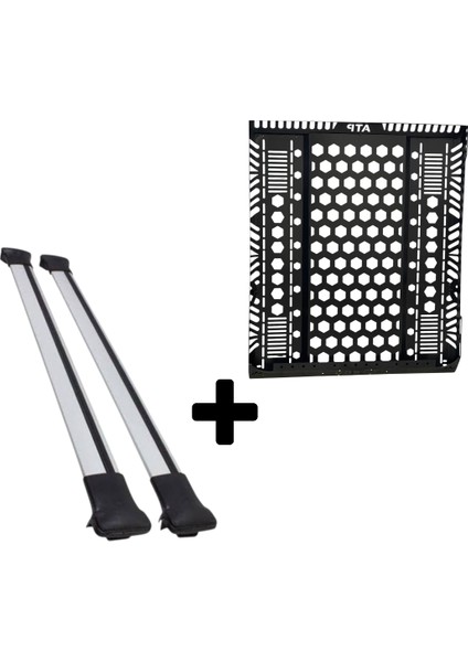 Duster 2014-2018 Tavan Sepeti (100 x 120cm) + Ara Atkı Seti Isimli Duster Yazılı