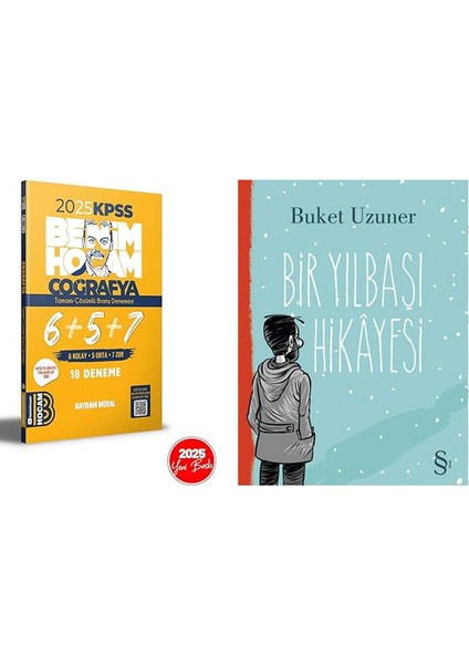 2025 Kpss Coğrafya Tamamı Çözümlü 6+5+7 Deneme + Bir Yılbaşı Hikayesi