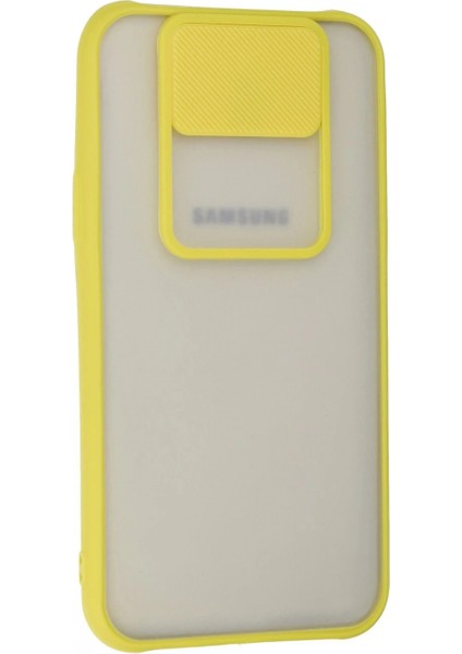 Ieg Samsung Galaxy J7 Kılıf Palm Buzlu Kamera Sürgülü Silikon - Sarı fiyatları