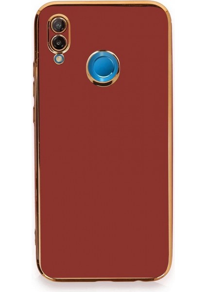 Ieg Huawei P20 Lite Kılıf Volet Silikon - Kırmızı