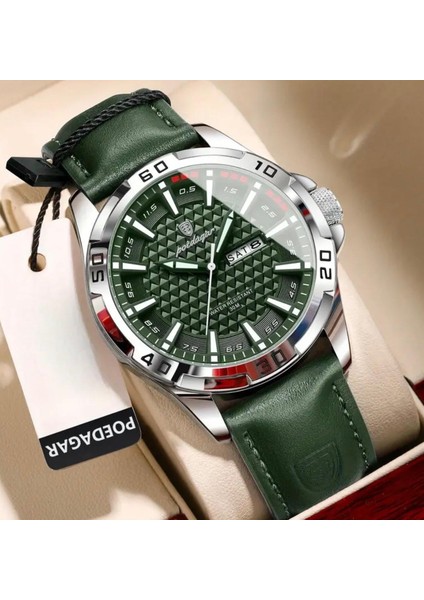 Lüks Takvim Fonksiyonlu Şık Erkek Kol Saati