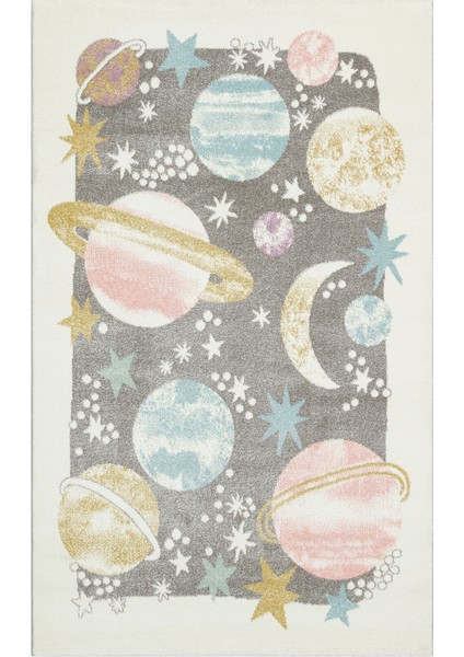 Dream 23 Pastel Canlı Renkleri ve Hav Toz Vermez Yapısı ile Çocuk ve Bebek Odası Halısı