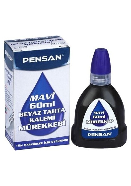 Pensan Tahta Kalemi Mürekkebi Mavi 100 ml 4009