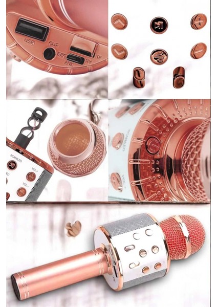 Ieg Kablosuz Bluetooth Karaoke Mikrofon USB ve Aux Girişli, Yüksek Ses Kalitesi modelleri