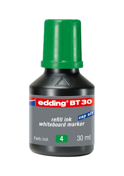 Edding Tahta Kalem Mürekkebi Damlalıklı 30 ml Yeşil (10 Adet) BT30 fiyatları