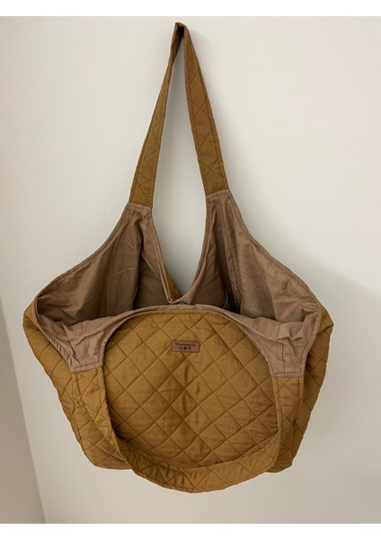 Kapitone Baklava Desenli Kumaş Çanta indirimleri