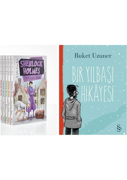 Çocuklar Için Sherlock Holmes Set - 5 Kitap Set + Bir Yılbaşı Hikayesi