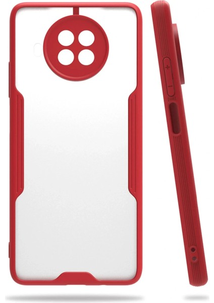 Xiaomi Mi 10T Lite Kılıf Platin Silikon - Kırmızı