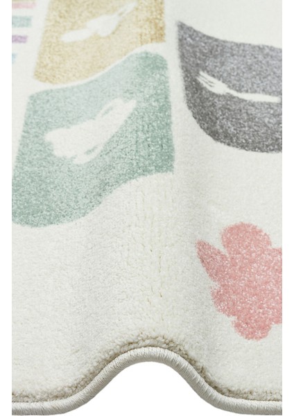 Dream 25 Pastel Canlı Renkleri ve Hav Toz Vermez Yapısı ile Çocuk ve Bebek Odası Halısı modelleri