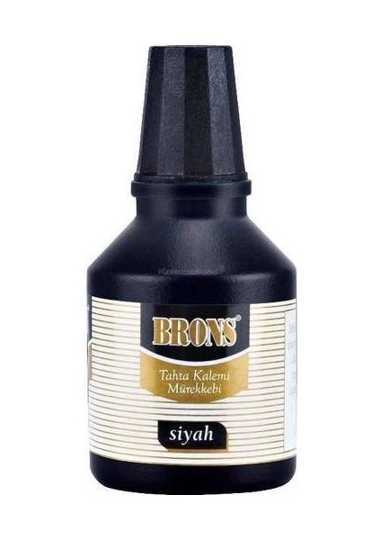 Brons Tahta Kalem Mürekkebi 30 cc Siyah BR-350 ( 12 Adet ) fiyatları