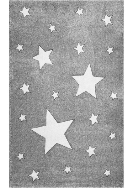 Dream 12 Grey Canlı Renkleri ve Hav Toz Vermez Yapısı ile Çocuk ve Bebek Odası Halısı