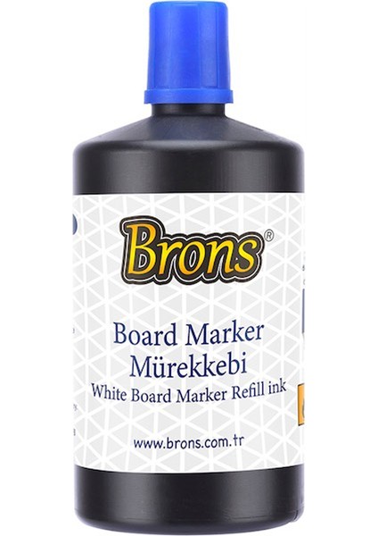 Brons Tahta Kalemi Mürekkebi 250 cc Mavi BR-9151