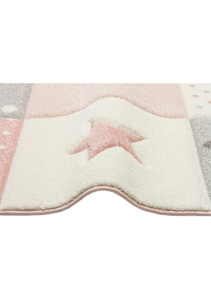 Dream 05 Grey Pınk Canlı Renkleri ve Hav Toz Vermez Yapısı ile Çocuk ve Bebek Odası Halısı fiyatları