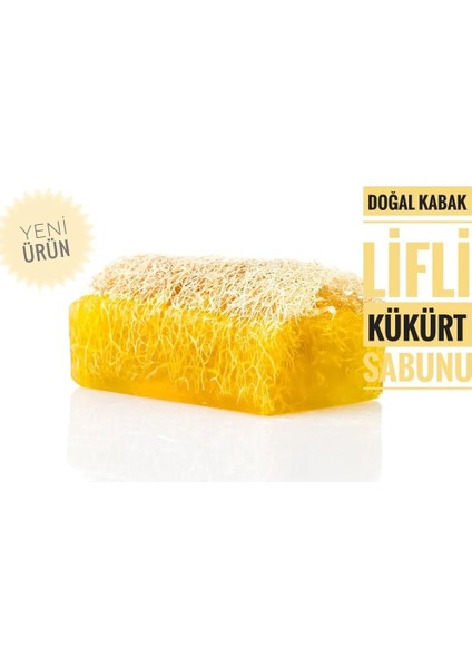 Doğal Kabak Lifli Kükürt Sabunu