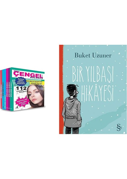 Süper Çengel Bulmaca 6 Kitap Kutulu Set (Kapak Değişebilir) + Bir Yılbaşı Hikayesi