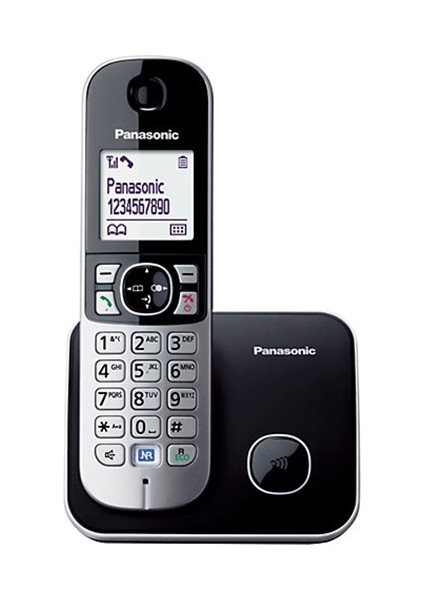 Panasonıc KX-TG6811 Dect Telefon Caller Id (50 Numara Hafızalı) Siyah